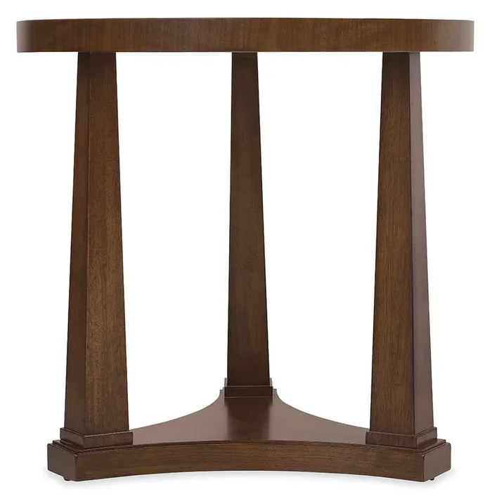 Hooker Furniture – Archives Round End Table in Dark Wood – 6123-80116-89