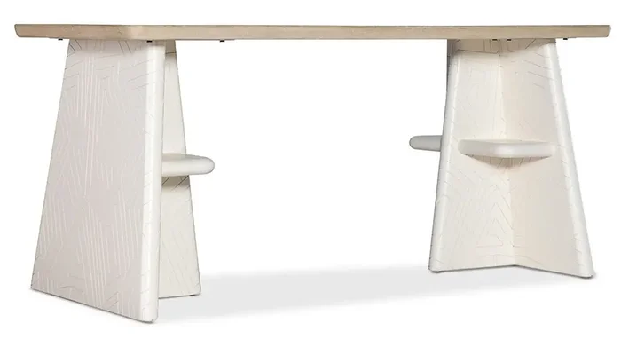 Hooker Furniture – Commerce and Market Effie Writing Table in Whites/Creams/Beiges – 7228-10018-80