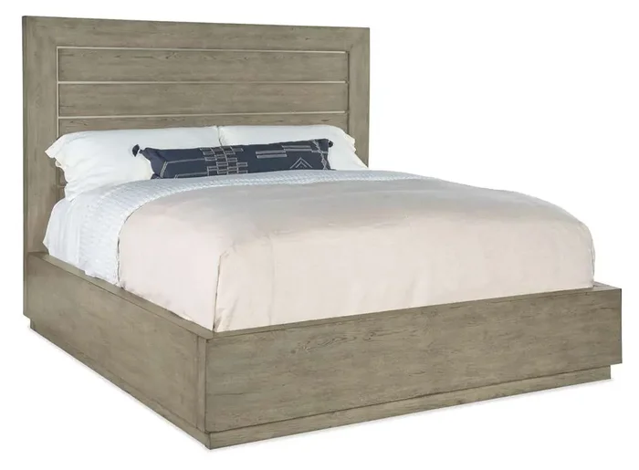Hooker Furniture – Linville Falls Mill Ridge King Panel Bed – 6150-90266-85
