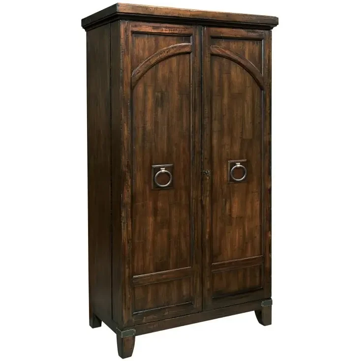 Howard Miller – Rogue Valley Rustic Hardwood Wine & Bar Cabinet – 695122