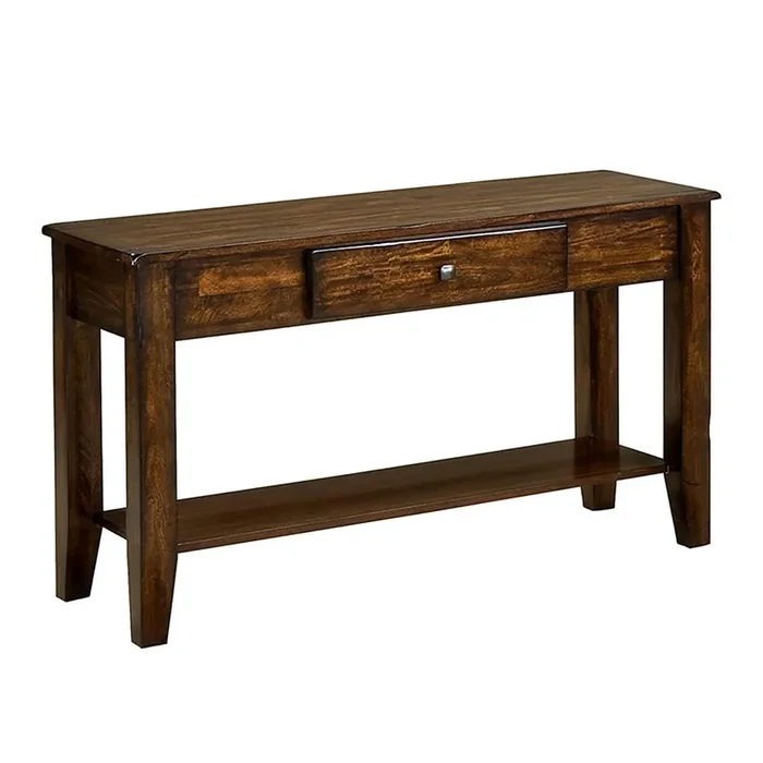 Intercon Furniture – Kona 49 x 18 Sofa Table w/Shelf – KA-TA-4918S-RAI-C