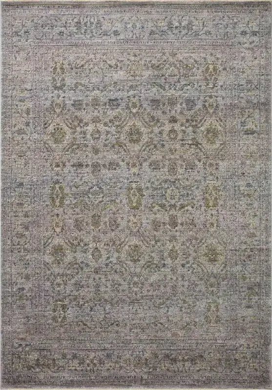 Jean Stoffer x Loloi – Bradbury Grey / Multi 5 x 7-10in Area Rug – BRADBRU-04GYML507A