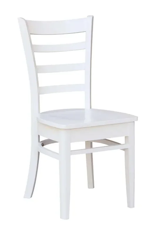 John Thomas Furniture – Dining Essentials – White Emily Chair (Set of 2) – C08-617B