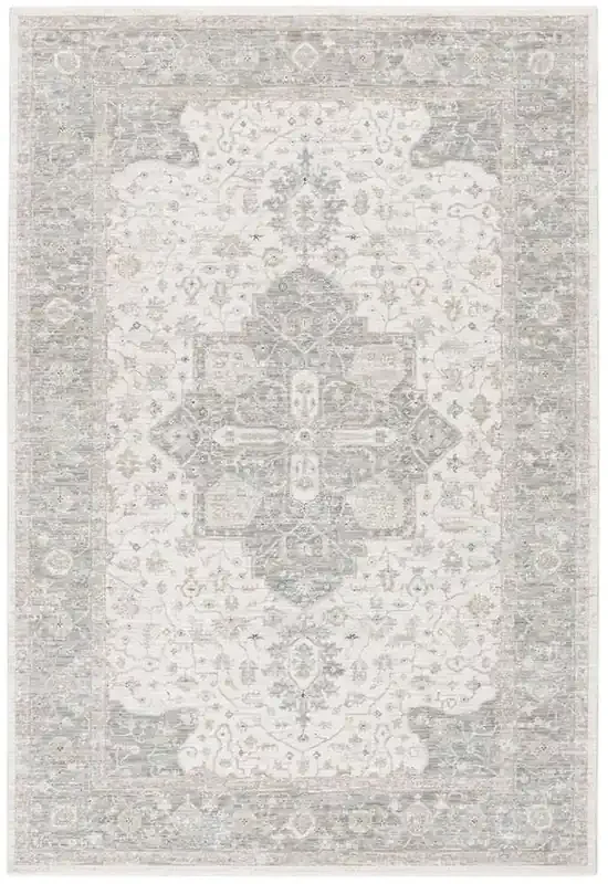 Lauren Ralph Lauren – 1759 Rug – 5-3in X 7-6in – Ivory / Blue