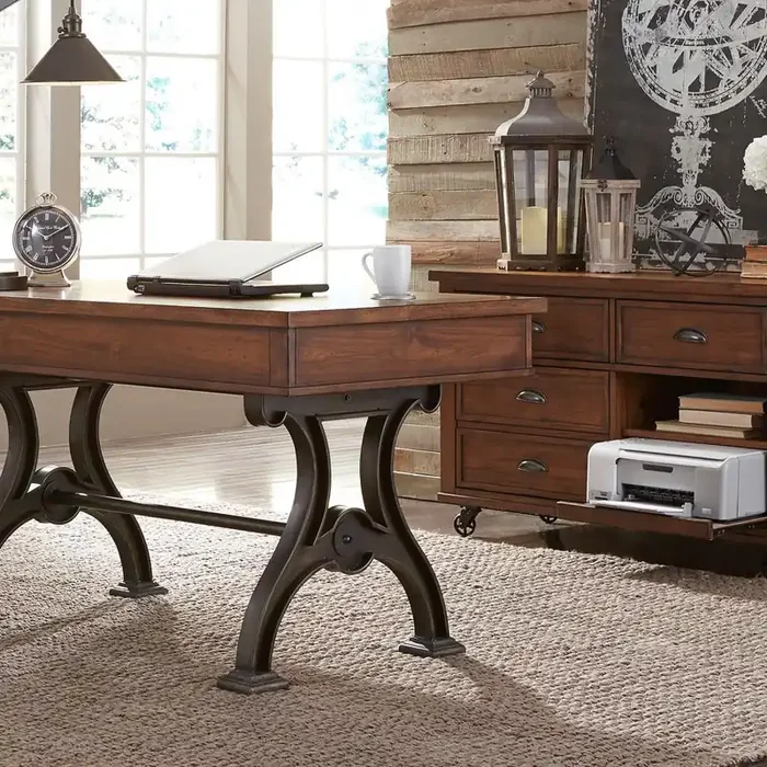 Liberty Furniture – Arlington House Complete Desk – 411-HO-CDS