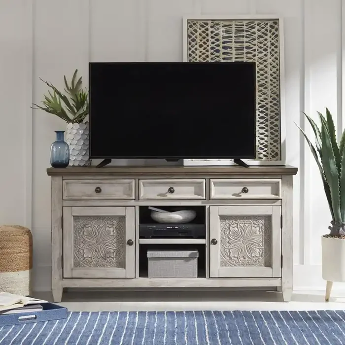 Liberty Furniture – Heartland 56 Inch Tile TV Console – 824-TV56T