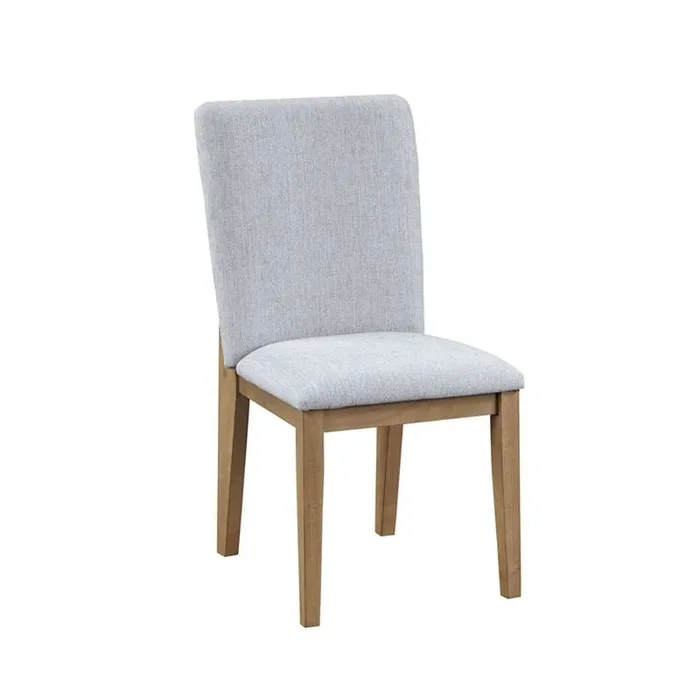 Lilola Home – Delphine – Gray Linen Fabric Dining Chair (Set of 2) – 30021