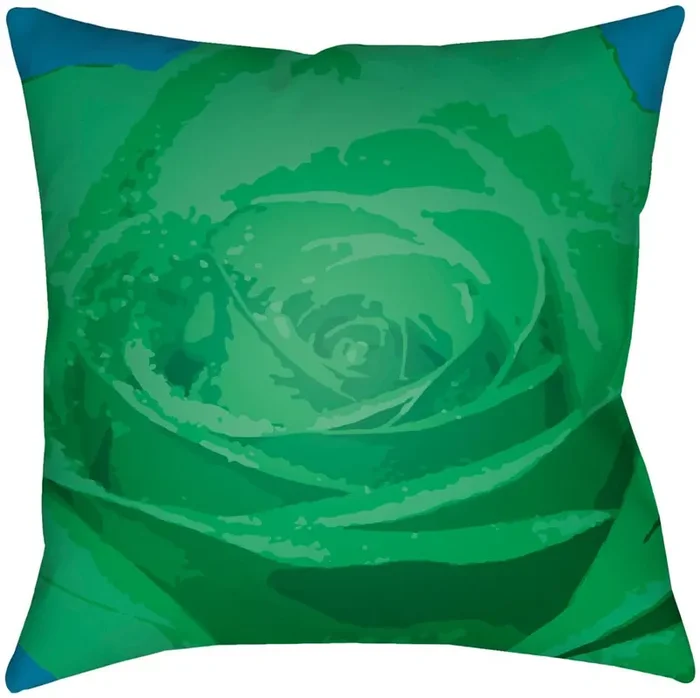 Livabliss – Abstract Floral 20″Lx20″W Accent Pillow – AF005-2020