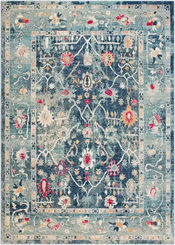 Livabliss – Bohemian 53inx74in Machine Woven Rug – BOM2305-5376_CLOSEOUT