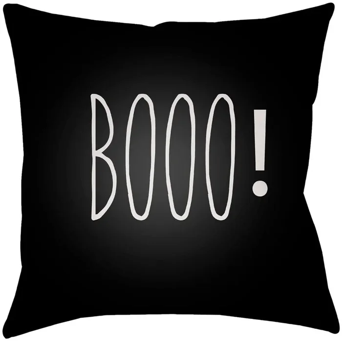 Livabliss – Boo 18″Lx18″W Accent Pillow – BOO102-1818
