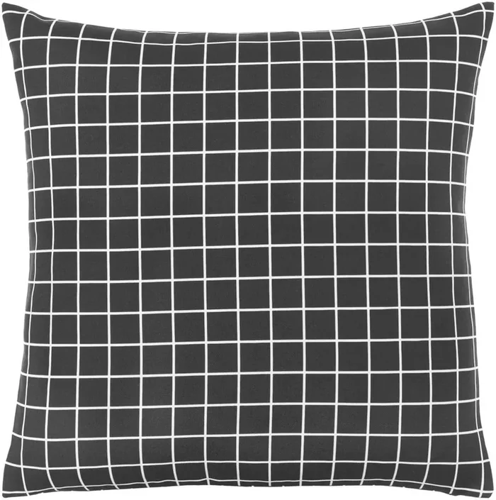 Livabliss – Check 18inLx18inW Accent Pillow – With Poly Insert – CEK001-1818P