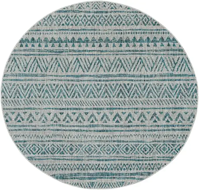 Livabliss – Eagean 53inx53in Machine Woven Rug – EAG2307-53RD