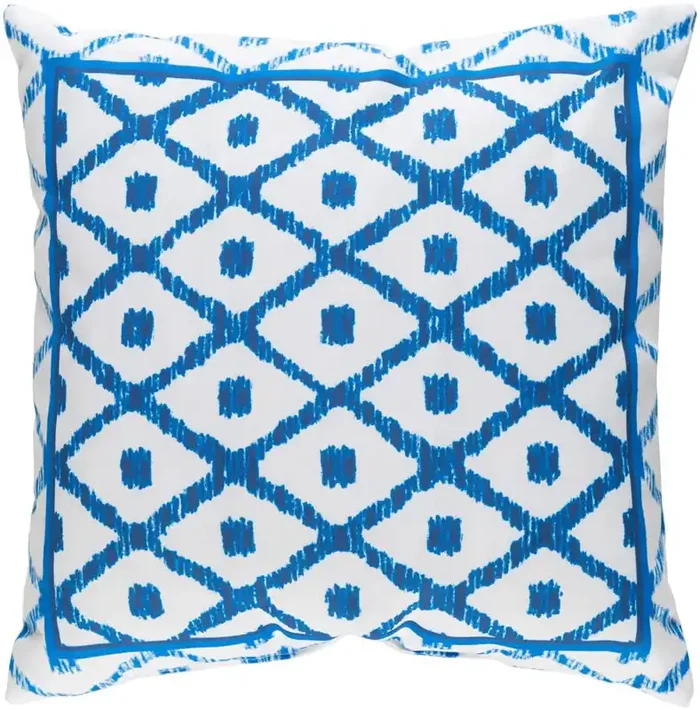 Livabliss – Indigo Blues 18″Lx18″W Accent Pillow – ID016-1818