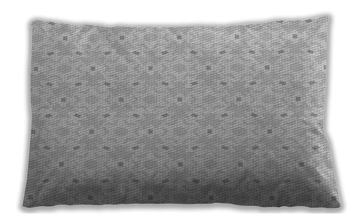 Patterned Indoor Outdoor Rectangular Dark Gray Lumbar Throw Pillow, 13 inch by 19 inch, lbpat2481gry