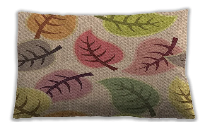 Patterned Indoor Outdoor Rectangular Rust Pink Lumbar Throw Pillow, 13 inch by 19 inch, lbpat289brn